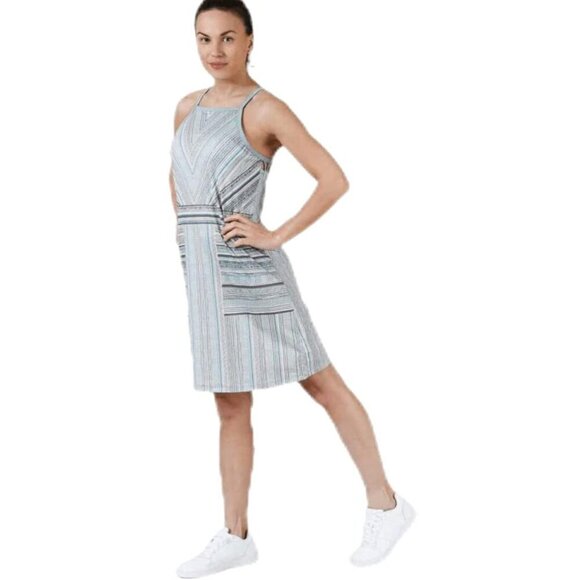 Prana Womens Ardor Agave Samba Sleeveless Activewear Mini Dress Multi Size XL - Picture 1 of 11